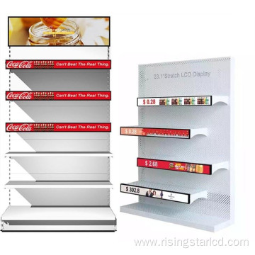 Shelf Edge Stretched Bar LCD